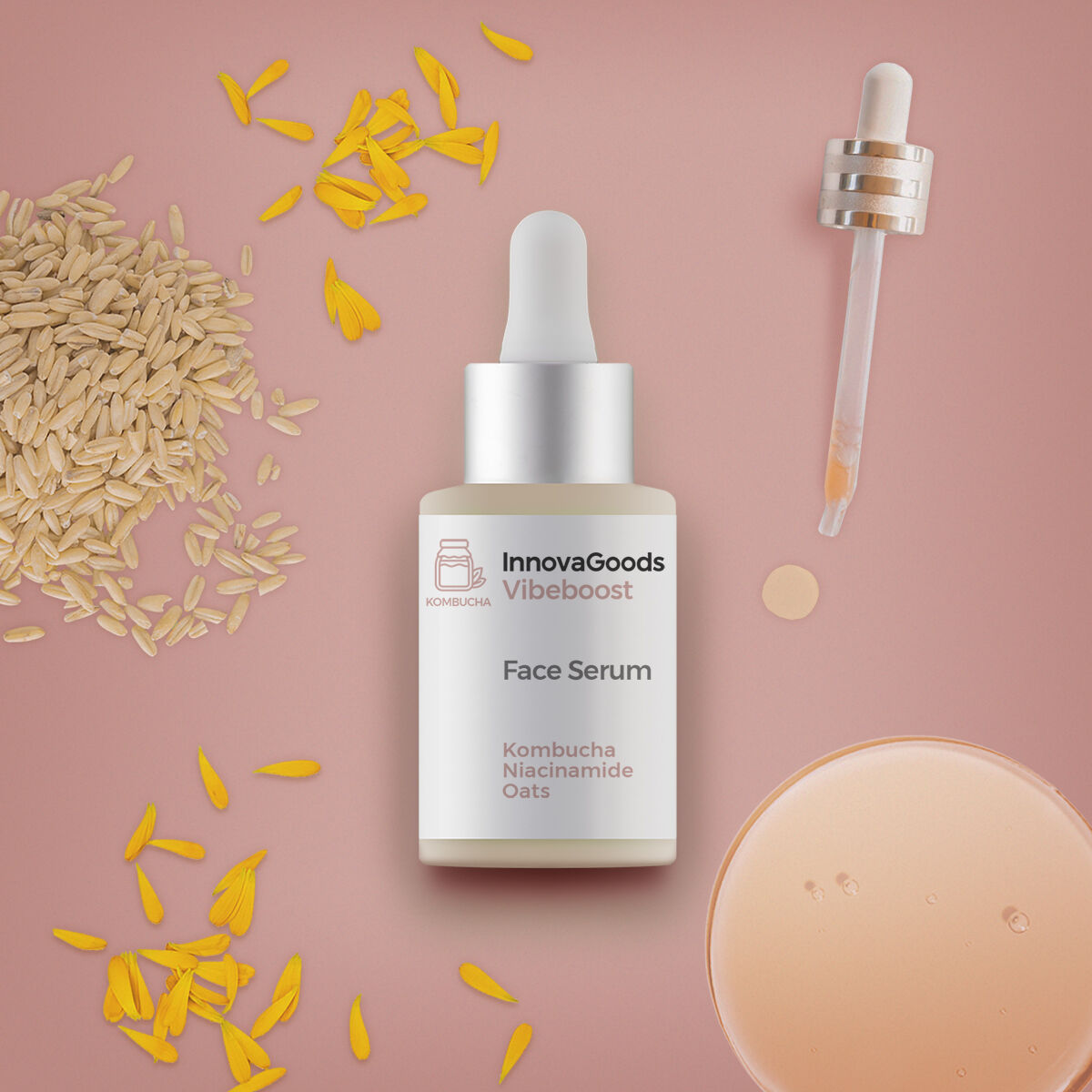 Sejas serums Kombucha Vibeboost InnovaGoods 30 ml